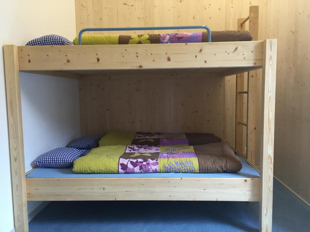 le lit superposé de la chambre 